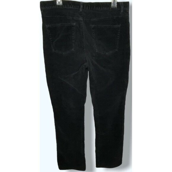 CHAPS Women’s Corduroy Pants 12 Black - Picture 5 of 9